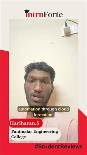 Panimalar Engineering College | Student Review| Cloud Computing with AWS Internship Training Program