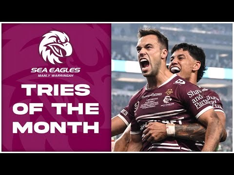 NRL Highlights | Manly-Warringah Sea Eagles Top Tries of April | NRL 2024