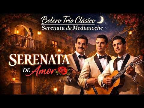 Bolero Trío Clásico 🌙 Serenata de Medianoche 💞 Guitar Instrumental Mix