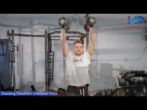 Standing Dumbbell Overhead Press | Shoulder Strength, Stability & Strict Vertical Pressing