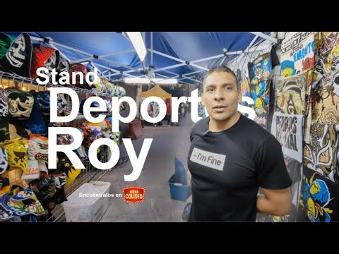 The best professional mask stand near the Arena Coliseum | Roy Sports
