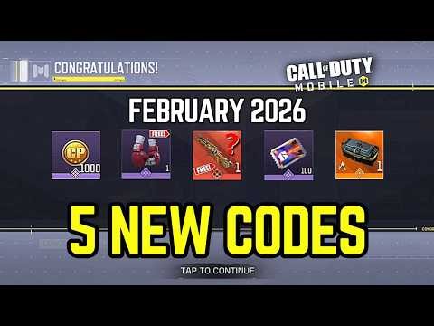 *NEW* CALL OF DUTY MOBILE CP REDEEM CODES 2026 FEBRUARY | COD MOBILE NEW CP REDEEM CODE 2026