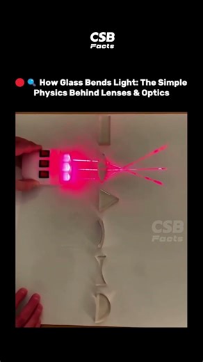 How Glass Bends Light 🤯🔍 | Refraction Explained