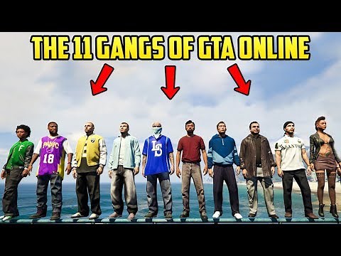 GTA 5 DID YOU KNOW? - The 11 Gangs of GTA Online in Los Santos!