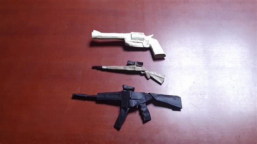 【SiestaOrigami】Kar98折纸教程Origami Kar98 Sniper