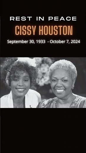 Whitney Houston’s mom, Cissy Houston, passes away at 91 #shorts #whitneyhouston #cissyhouston
