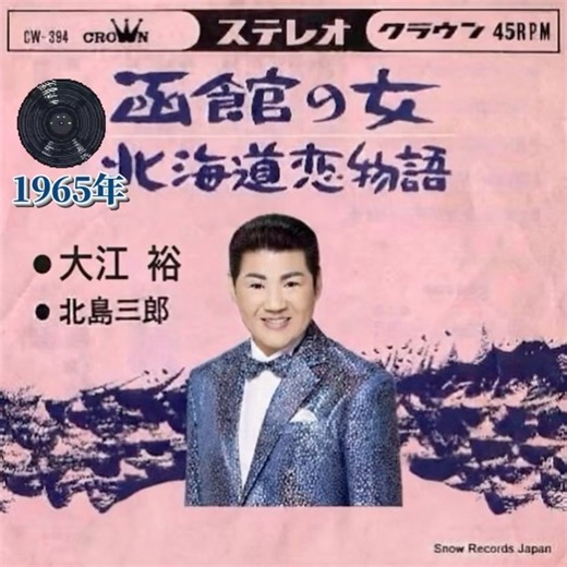 大江 裕カバー｜ 北島三郎｜ 函館の女｜ 1965年に発売｜ #大江裕 #昭和歌謡 #老歌 #卡拉ok