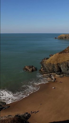 Llangrannog is a Hidden Gem on the Ceredigion Coast #visitwales #travel #chill #beach #tourism