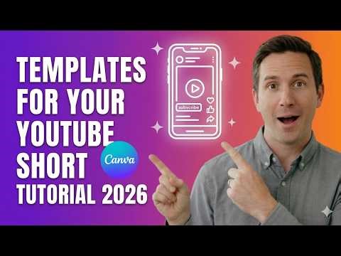 Templates for Your YouTube Shorts | Canva Tutorial 2026