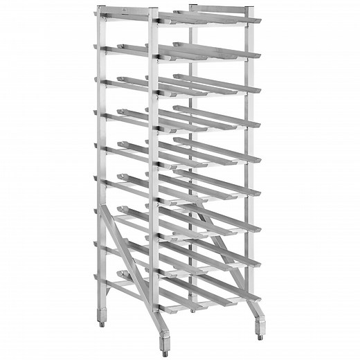 Regency CANRK162 Full Size Stationary Aluminum Can Rack for #10 and #5 Cans