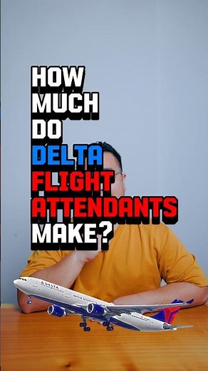 ✈️ How much do Delta Flight Attendants make? #flightattendant #delta #salary #job #jobsearch