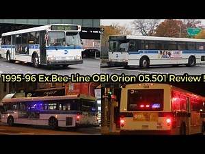 Westchester County(Bee-Line Bus) & MTA Bus Company | 1995-96 OBI Orion 05.501 Review