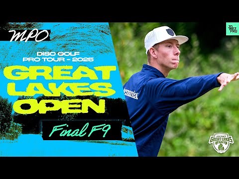 2025 Discraft Great Lakes Open | MPO FINALF9 | Heimburg, Buhr, Anttila, Wysocki | Jomez Disc Golf