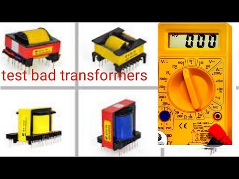 how to check bad transformer by using multimeter