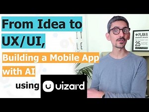 From Idea to UX UI, Building a Mobile App with AI