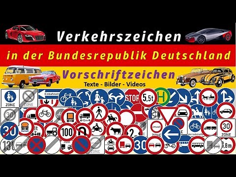 Traffic signs in the Federal Republic of Germany - Regulatory signs