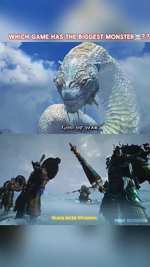 Biggest Monsters in Wukong Vs God of War🔥