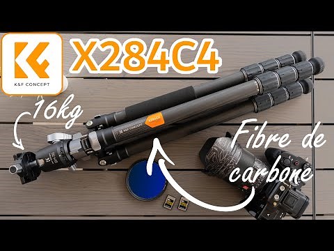 K&F Concept X284C4 : Le Trépied en Carbone Ultra-Solide pour des Prises de Vue Parfaites !