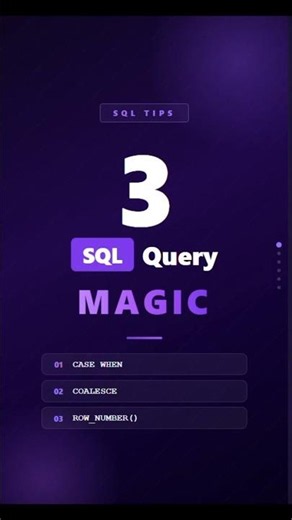 3 SQL Commands That Make You Look Pro