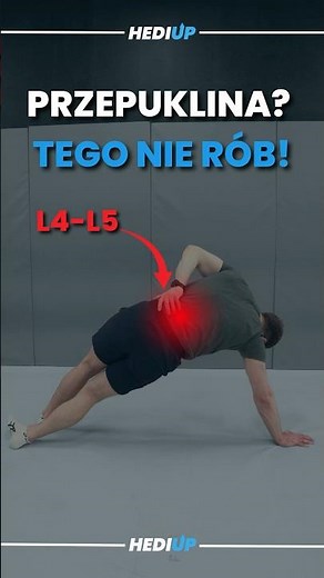 😵PRZEPUKLINA L4-L5? TEGO NIE RÓB!🚨