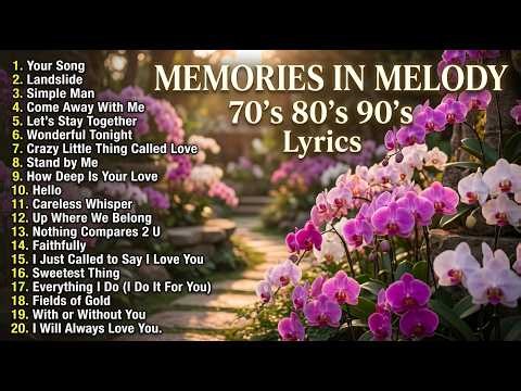 Timeless Love Songs Playlist 💖 Greatest Hits 70s 80s 90s 🌹 Relaxing Romantic Ballads For You 💕