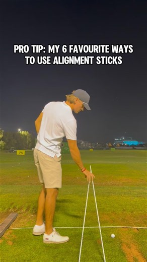 My 6 favourite ways to use alignment sticks! #golfswing #golf