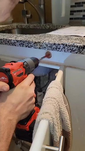 How to add a receptacle under the kitchen sink #diy #handyman #viral #electrician | mechanicallyincleyend