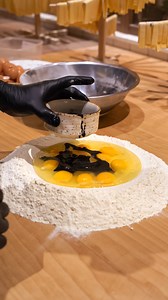 The story behind our pasta making: a hands-on process that brings our black ink pasta to life! 😍⁠ ⁠ From sourcing the squid ink to mixing it with the dough, it's all made in-house! ⁠ ⁠ After mixing, our black ink dough is hand-shaped into our delicious tortelli, which is filled with a variety of fresh seafood 🦑⁠ ⁠ The colour, richness and slightly salty flavours of the black ink makes it a dish that stands out! Highly recommended! ⁠ ⁠ For more details, click the link in our bio.⁠ .⁠ Michelange