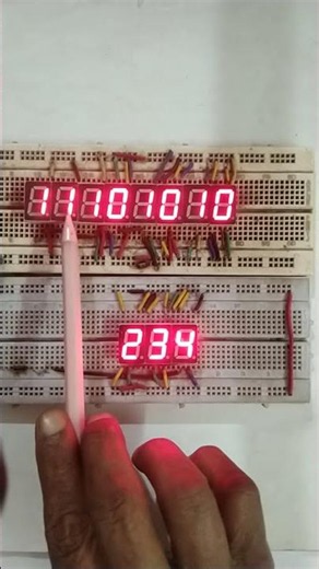 EIGHT BITS BINARY NUMBER INTO DECIMAL NUMBER