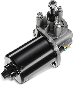 A-Premium Front Windshield Wiper Motor Compatible with Dodge Ram 1500 2500 3500 Van 1999-2003, B1500 B2500 B3500 1998, 4-Pin, Replace# 55155046AD, 55155046AE