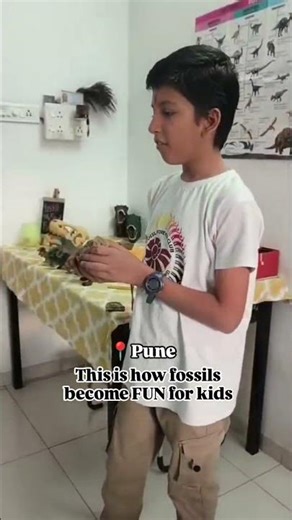 this is how fossils become fun for kids at our workshop