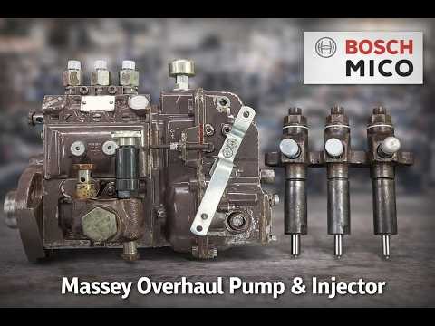 Massey 3 Cly Overhauled Pump & Injector in BOSCH Agency