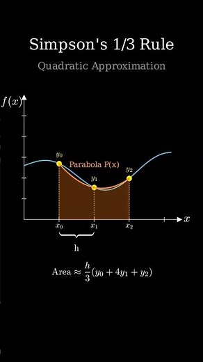 This Rule Makes Calculus Actually Easy #calculus #maths #integration #simpsonsrule #numericalmethods