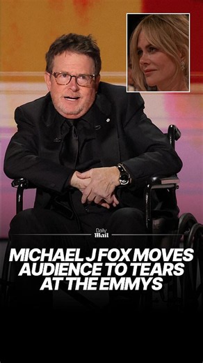 Michael J Fox moves Emmys audience to tears as he accepts award