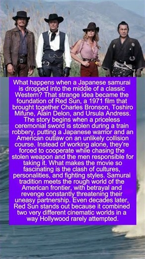 When a Samurai Entered the Wild West in Red Sun (1971)