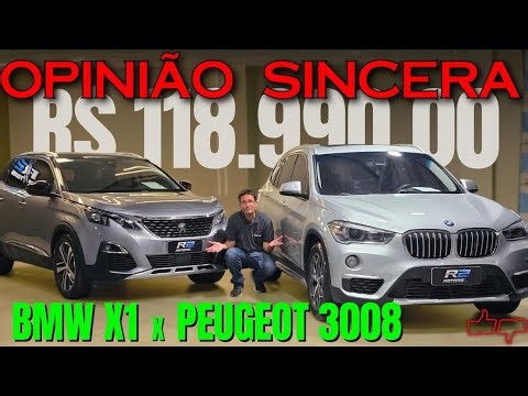 Menos de R$ 120 mil reais: BMW X1 ou Peugeot 3008? Qual o melhor SUV usado BARATO? Consumo, problema
