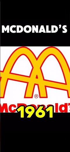 Evolution McDonald’s logo(1961-2026)#mcdonalds #logo #evolution #shorts