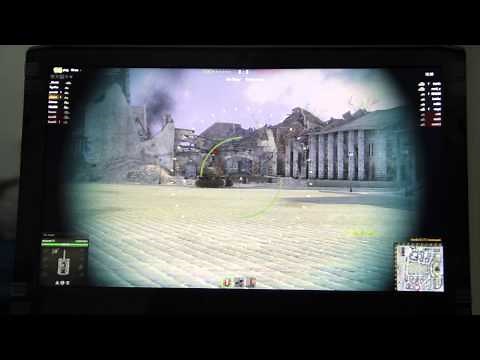 World of Tanks (WoT): Clevo W230ST gameplay, GTX 765M (1080p, highest settings)