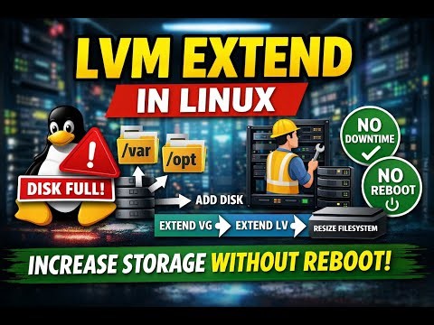 Extend LVM Partition in Linux LIVE | Step-by-Step Practical (No Data Loss)