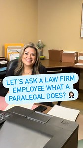 Paralegal 101 👩‍💼We asked our law firm employee how a paralegal assists you with your case. Want to be a Paralegal? We're hiring!⁠ ⁠ Herrman & Herrman PLLC is looking for energetic team players ready to take their careers to the next level and join our award-winning legal professionals.⁠ ⁠ Our Growing Law Firm is Hiring for ALL Positions:⁠ - Bilingual Receptionist⁠ - Intake Specialist⁠ - Case Managers⁠ - Bookkeepers⁠ - Attorneys⁠ - Paralegals⁠ - Medical Clerks⁠ - Legal Secretary⁠ ⁠ Our firm of
