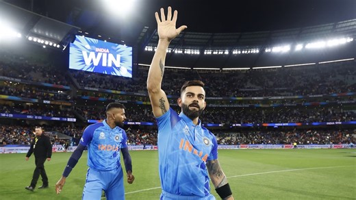 Eight balls, 28 to get, and Kohli does a Kohli - it was just meant to be