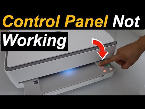 HP Envy Printer Control Panel Not Working !!