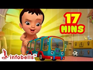 পম পম চিত্তির বাস চলে এসেছে - Bus Song | Bengali Rhymes for Children | Infobells