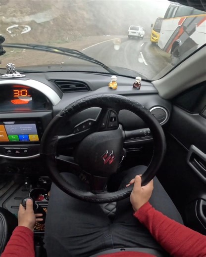 S-Presso Car ASMR POV Rainy Drive | Lord S-Presso VXI-Plus 🚗💨 | #Shorts #POV #Drive #Car