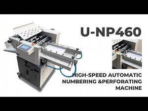 NP460 High Speed Automatic Numbering and Perforating Machine With Counter