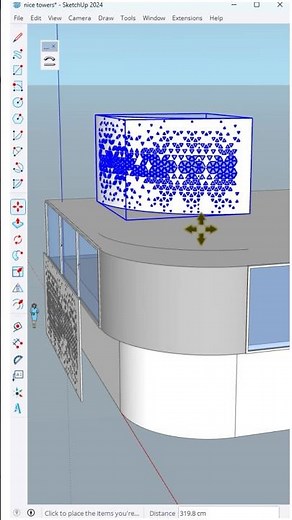 How to use the shape bender plugin in SketchUp?! #sketchup #nicetower