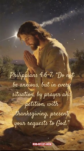 Philippians 4:6-7 / #growyourfaith #bibleverse #christianfaith #shorts