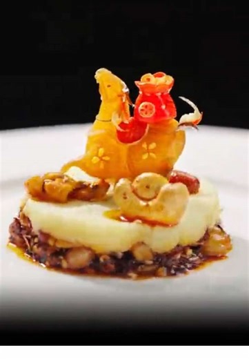 今天研究马铃薯和发菜的马年吃法#yummyfood #yummy #cooking #food #goodfood | traditional japanese food