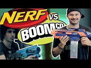 Nerf Vs BoomCo | Unboxing, Pizza, Fight