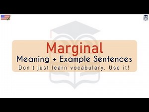 Marginal Meaning : Definition of Marginal